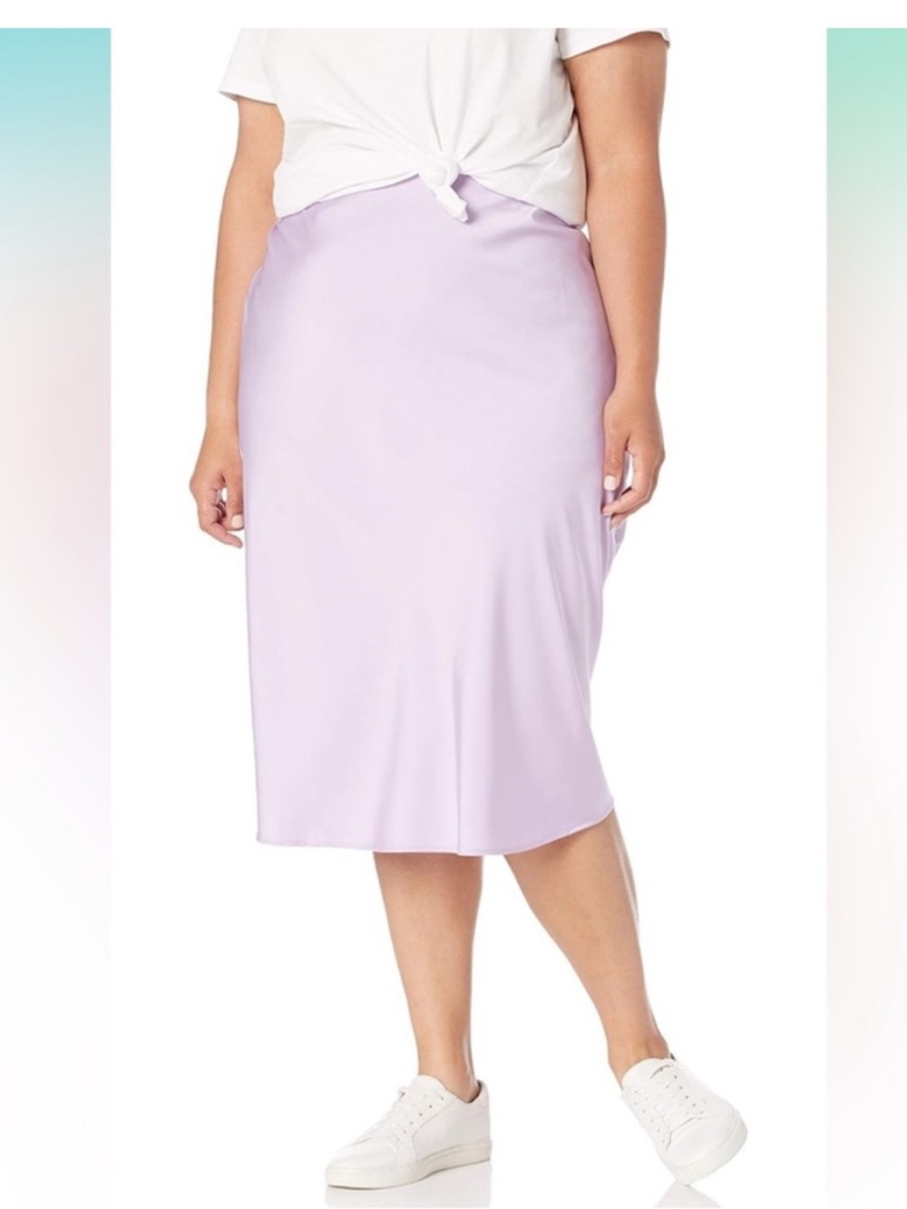 The Drop Women's Maya Silky Slip Skirt size 2x nwt